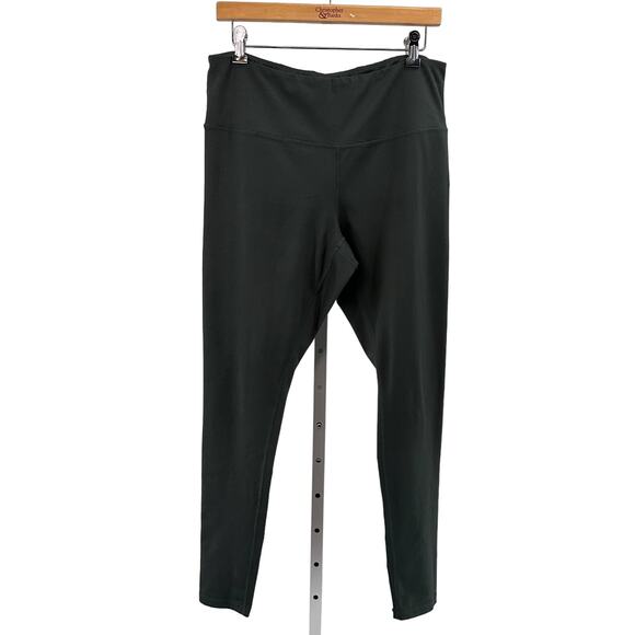 Z by Zella Women's Yoga Leggings XL Hunter Green High Rise Stretchy Pull On Gym - Picture 4 of 10